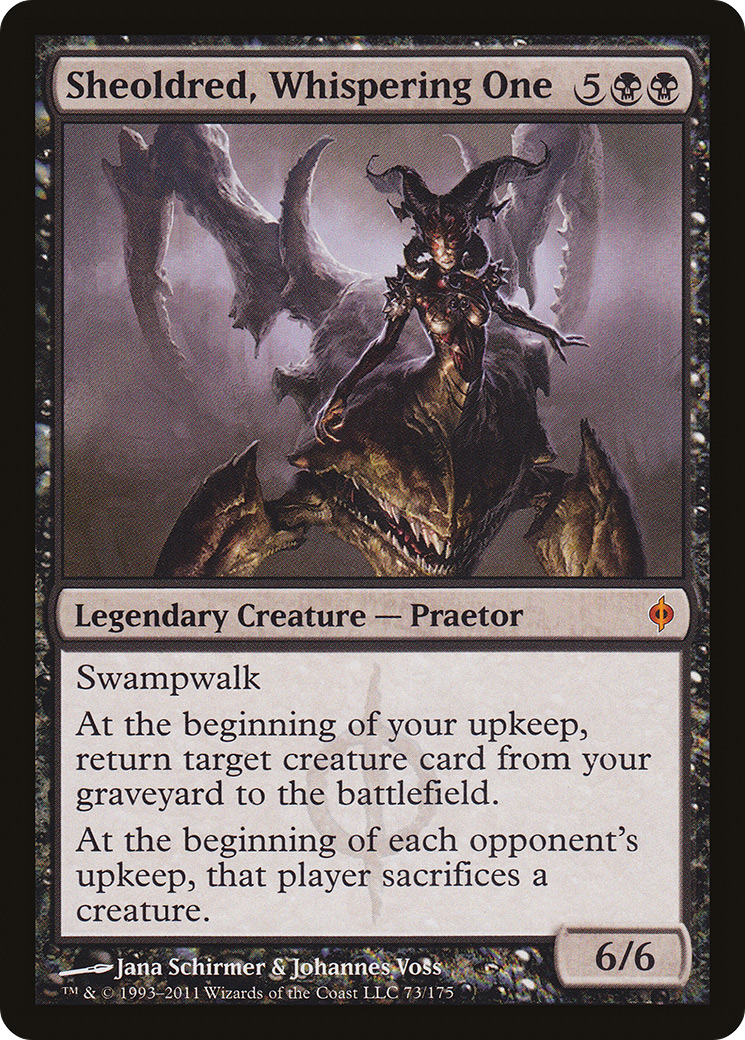 Image of Sheoldred, Whispering One (NPH-073) - New Phyrexia Foil