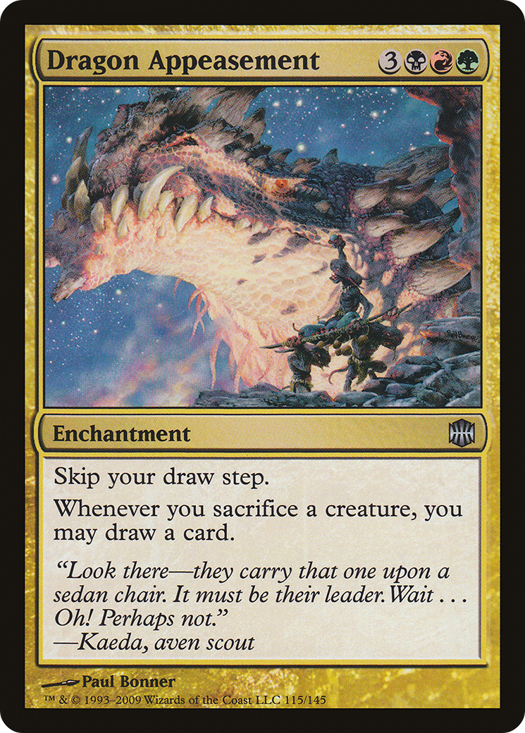 Image of Dragon Appeasement (ARB-115) - Alara Reborn
