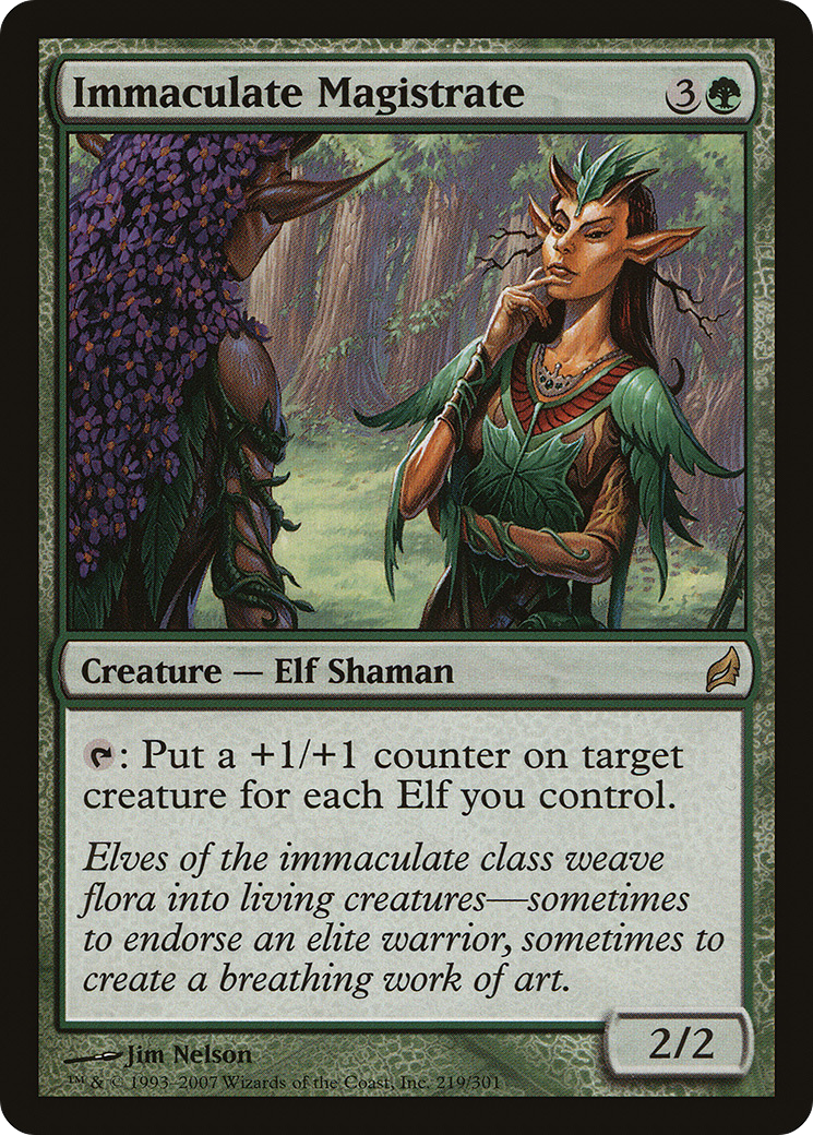 Image of Immaculate Magistrate (LRW-219) - Lorwyn Foil
