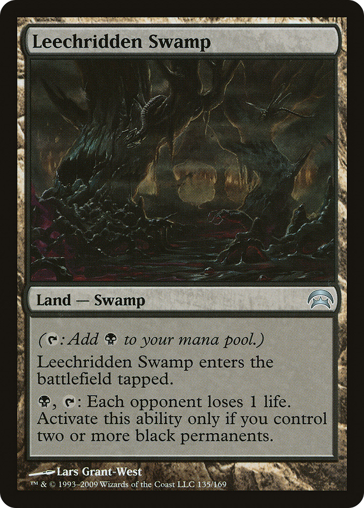 Image of Leechridden Swamp (HOP-135) - Planechase