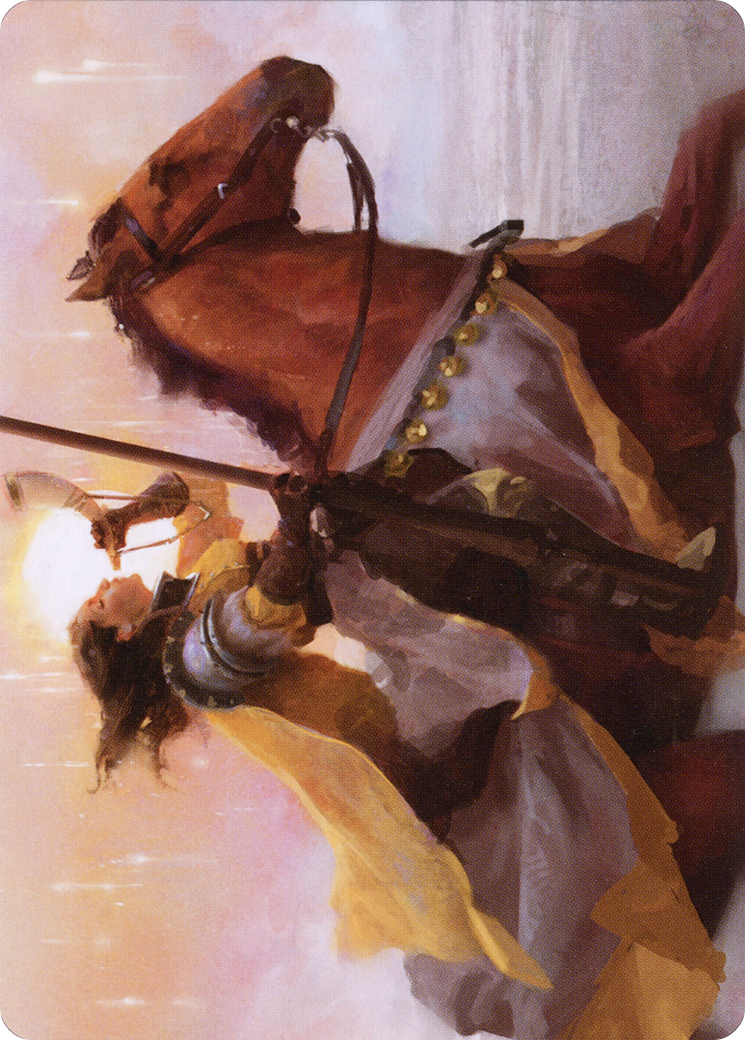 Image of Sunrise Cavalier // Sunrise Cavalier (AMID-069) - Midnight Hunt Art Series (Borderless) Foil