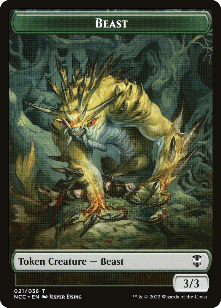 Image of Beast (TNCC-021) - New Capenna Commander Tokens
