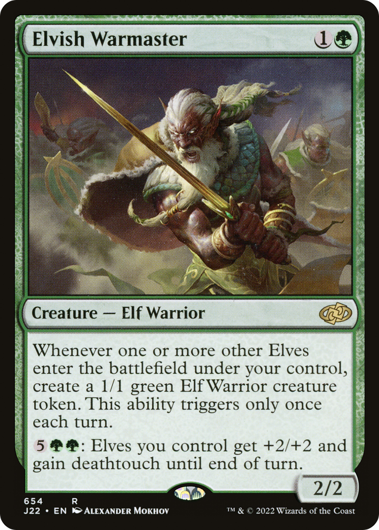 Image of Elvish Warmaster (J22-654) - Jumpstart 2022