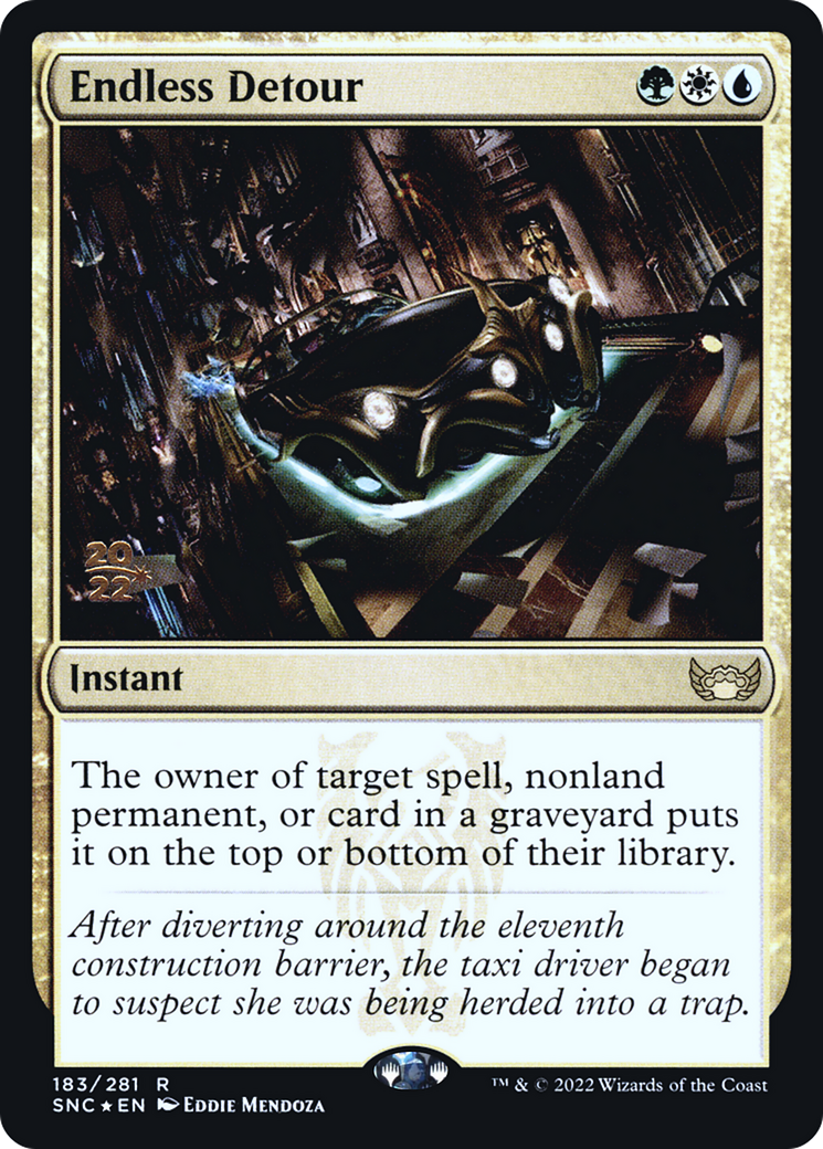 Image of Endless Detour (PRE-183) - Streets of New Capenna Promos Foil