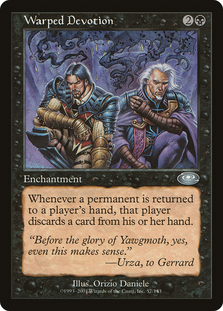 Image of Warped Devotion (PLS-057) - Planeshift Foil