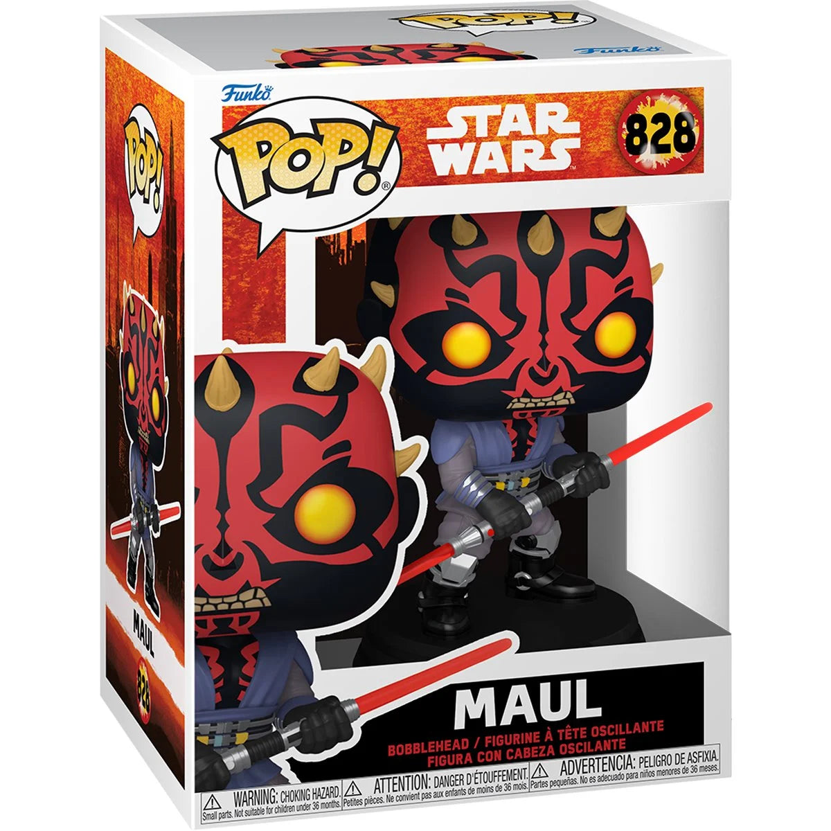 Image of Star Wars: Maul - Shadow Lord Maul Funko Pop! Vinyl Figure #828