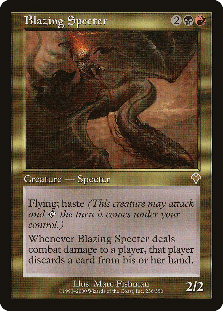 Image of Blazing Specter (INV-236) - Invasion Foil