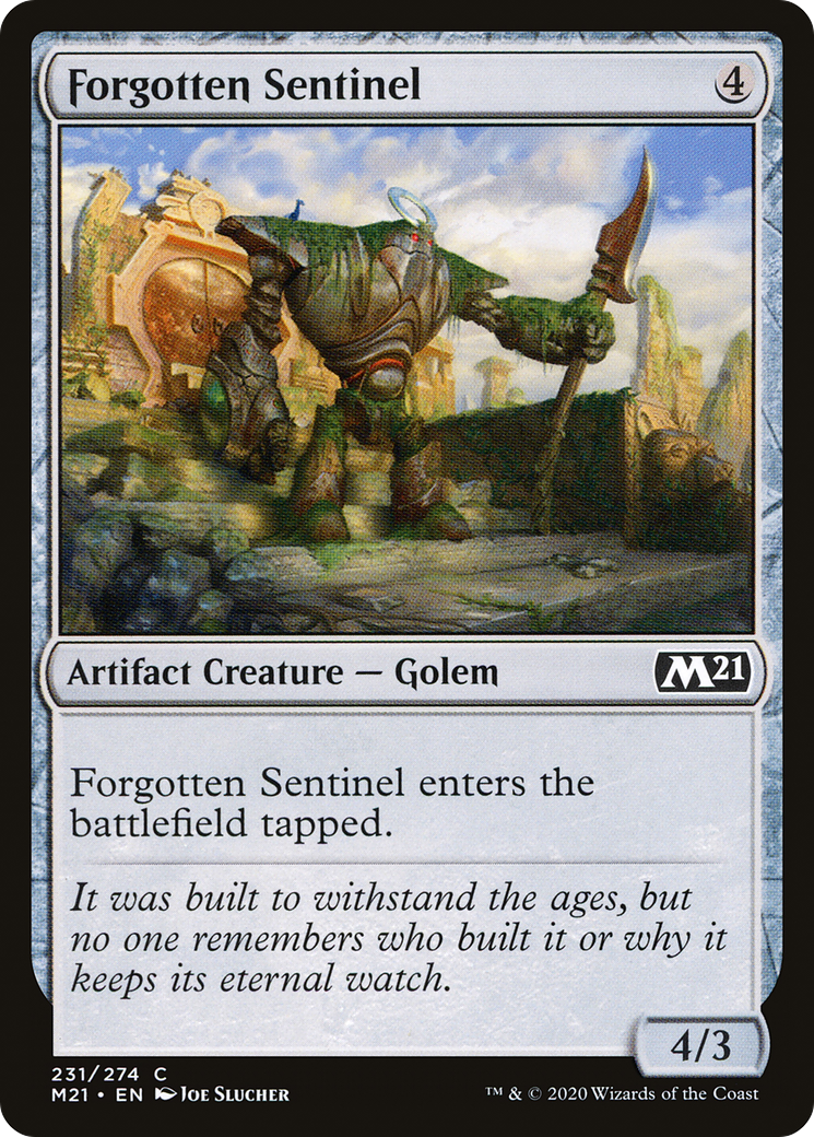 Image of Forgotten Sentinel (M21-231) - Core Set 2021 Foil