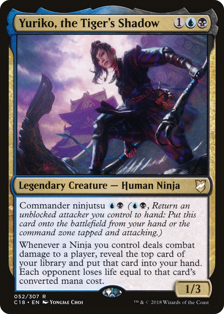 Image of Yuriko, the Tiger's Shadow (C18-052) - Commander 2018
