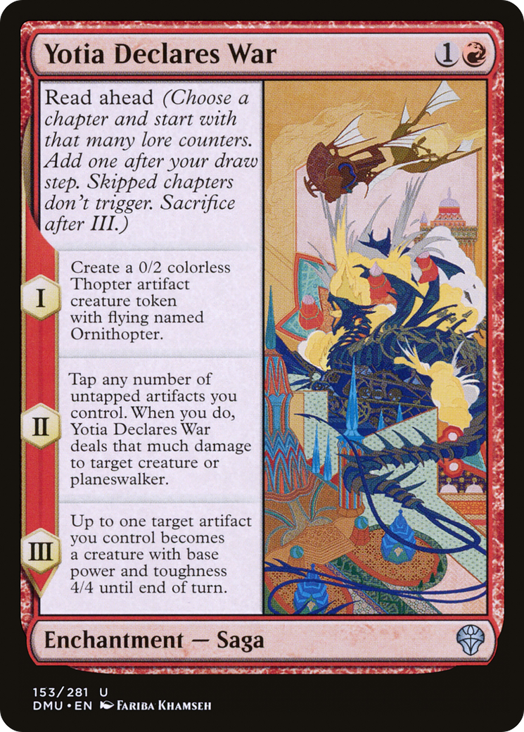 Image of Yotia Declares War (DMU-153) - Dominaria United