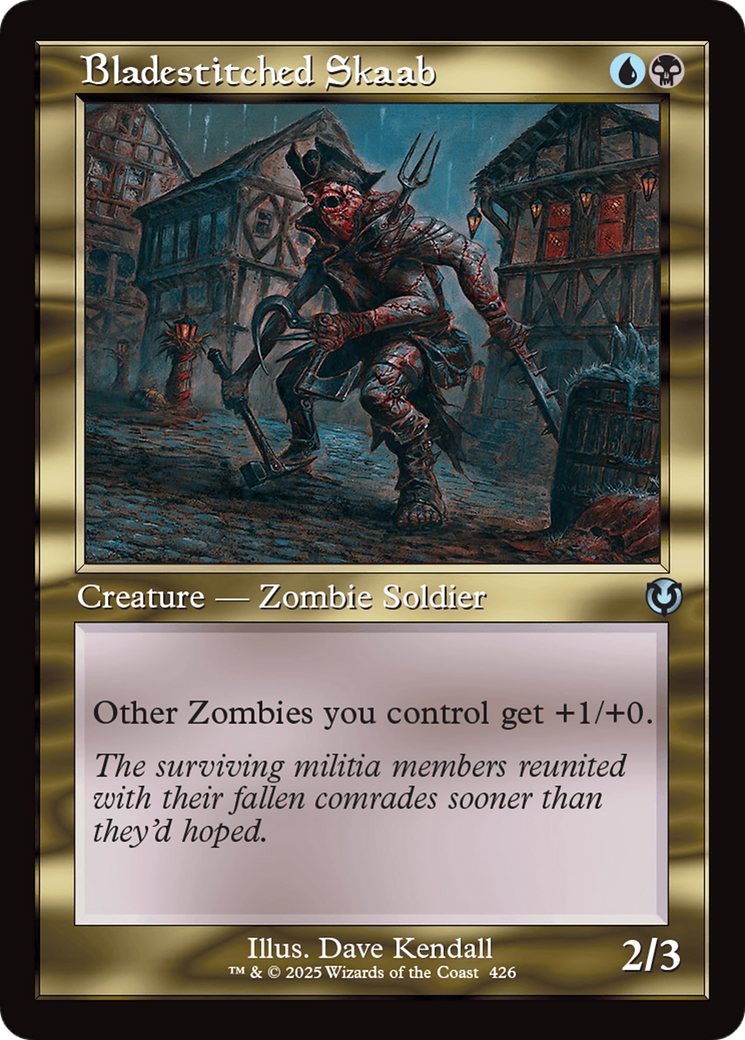 Image of Bladestitched Skaab (Retro Frame) (INR-426) - Innistrad Remastered Foil