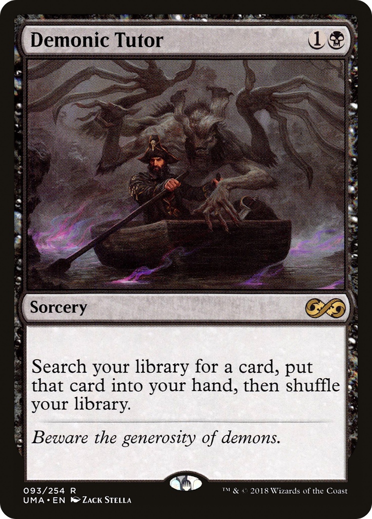 Image of Demonic Tutor (UMA-093) - Ultimate Masters Foil