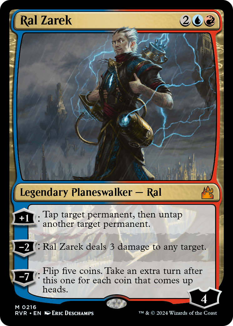 Image of Ral Zarek (RVR-216) - Ravnica Remastered