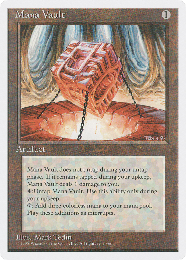 Image of Mana Vault (4ED-352) - Fourth Edition