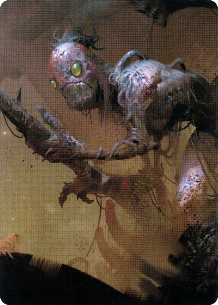 Image of Mold Folk // Mold Folk (ACLB-023) - Battle for Baldur's Gate Art Series (Borderless) Foil