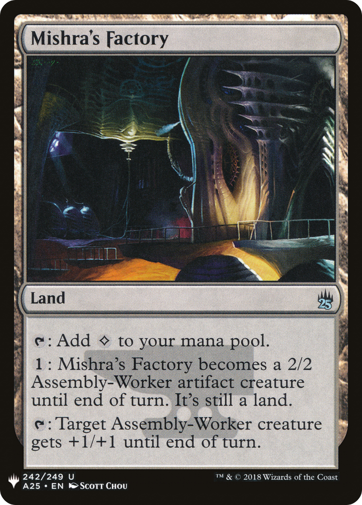 Image of Mishra's Factory (A25) (LIST-242) - The List