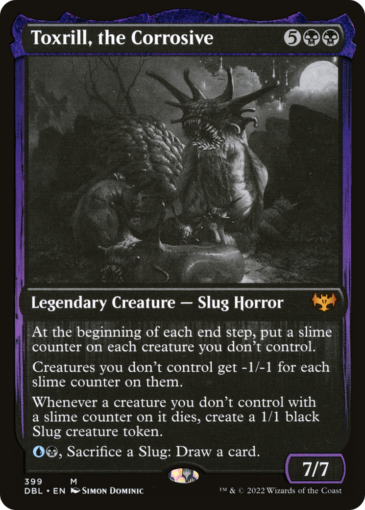 Image of Toxrill, the Corrosive (DBL-399) - Innistrad: Double Feature Foil