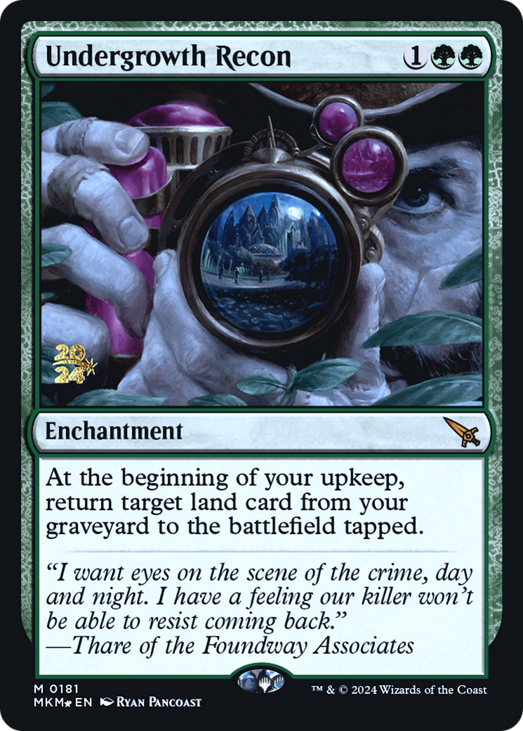 Image of Undergrowth Recon (PRE-181) - Murders at Karlov Manor Promos Foil