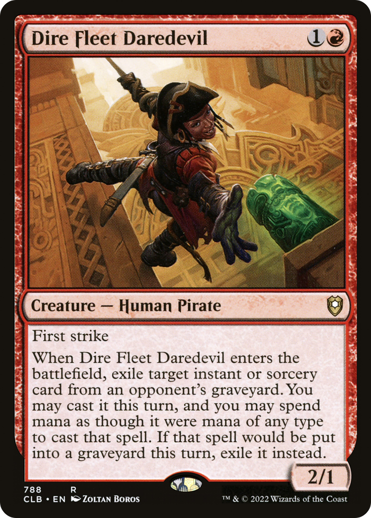 Image of Dire Fleet Daredevil (CLB-788) - Commander Legends: Battle for Baldur's Gate