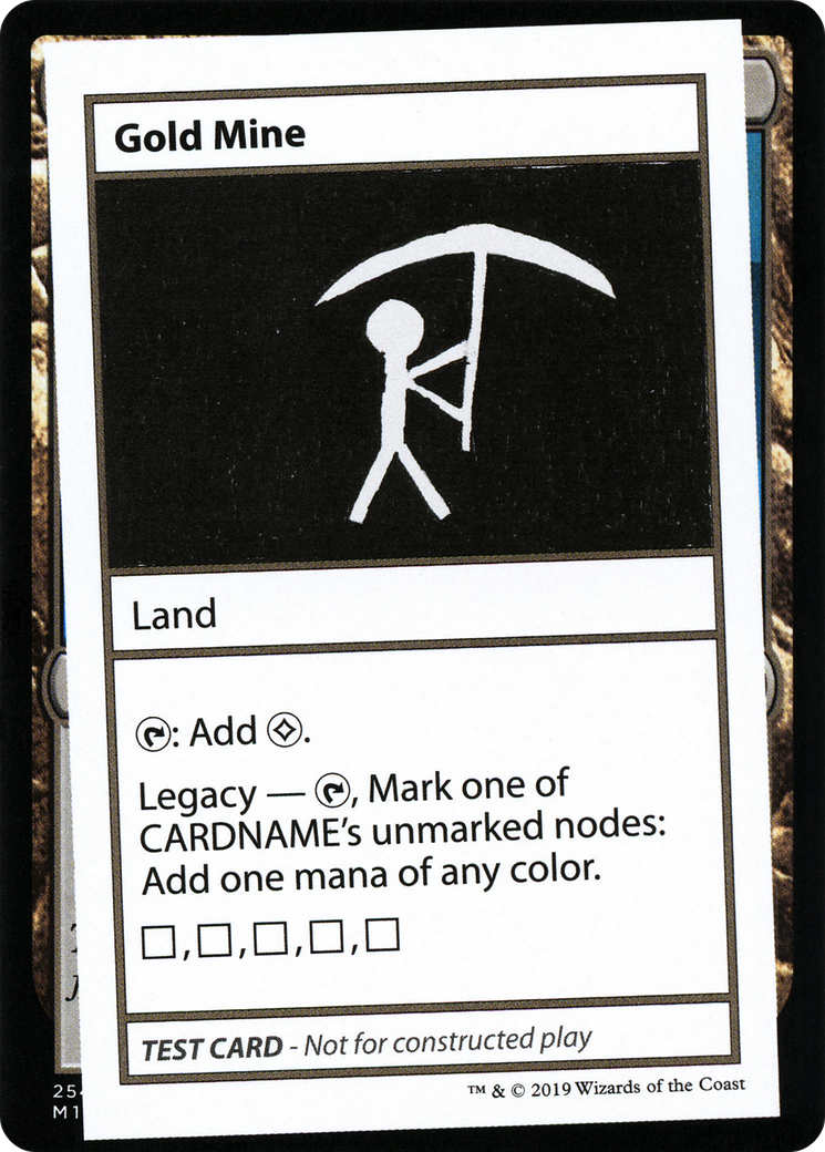 Image of Gold Mine (No PW Symbol) (CMB1-) - Mystery Booster Playtest Cards 2021