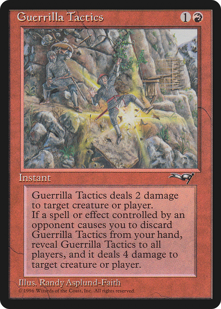 Image of Guerrilla Tactics (Cliff) (ALL-111) - Alliances