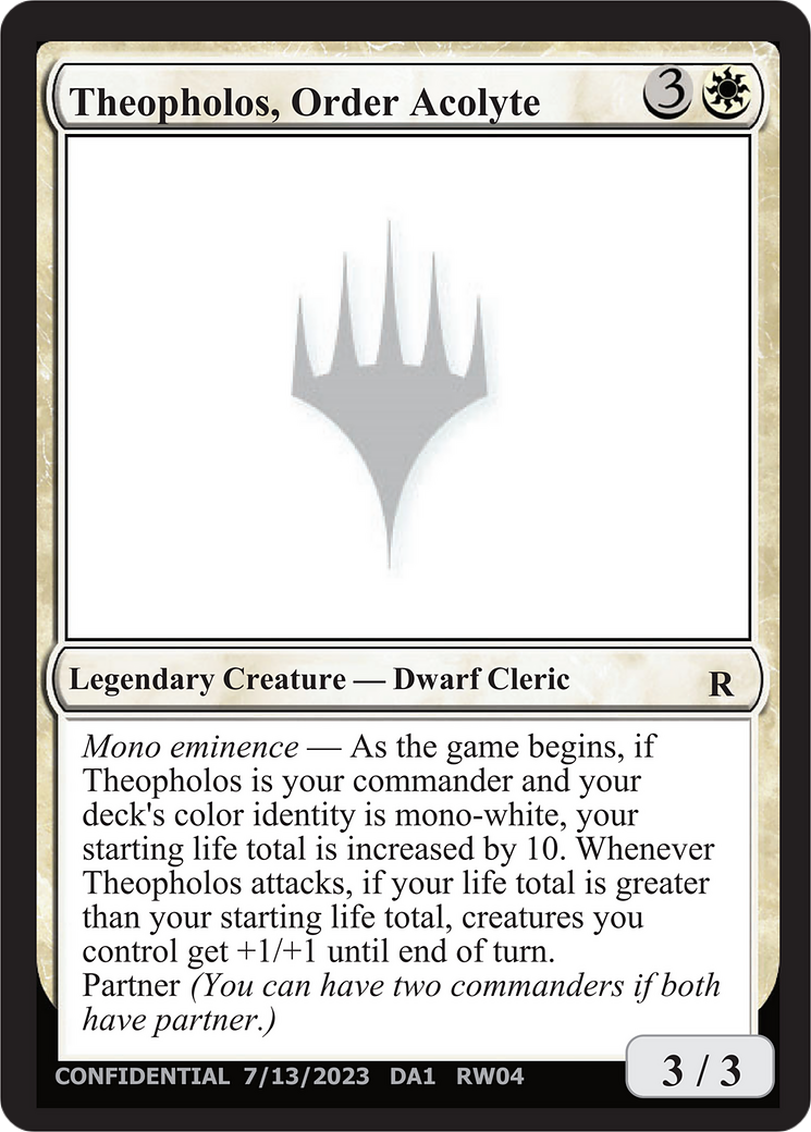 Image of Theopholos, Order Acolyte (UNK-RW04E) - Unknown Event