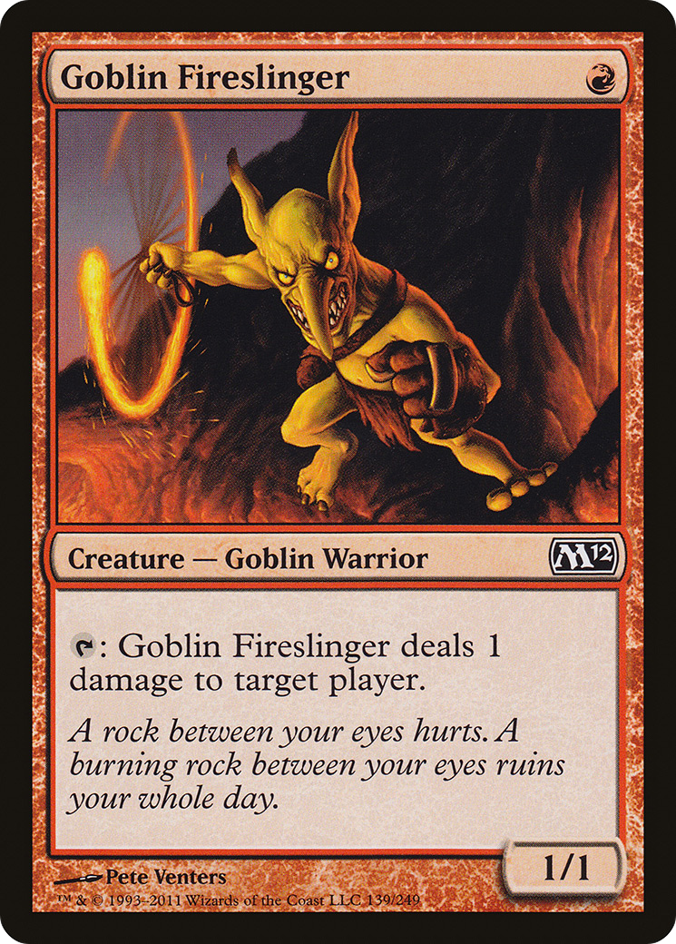 Image of Goblin Fireslinger (M12-139) - Magic 2012