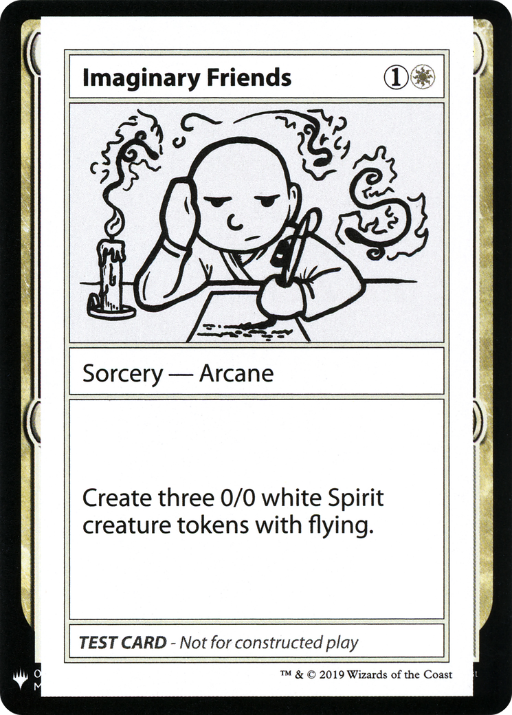 Image of Imaginary Friends (CMB1-) - Mystery Booster Playtest Cards 2019