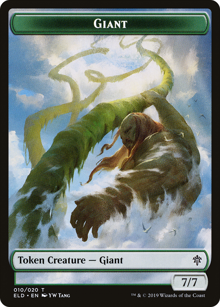 Image of Giant (TELD-010) - Throne of Eldraine Tokens Foil