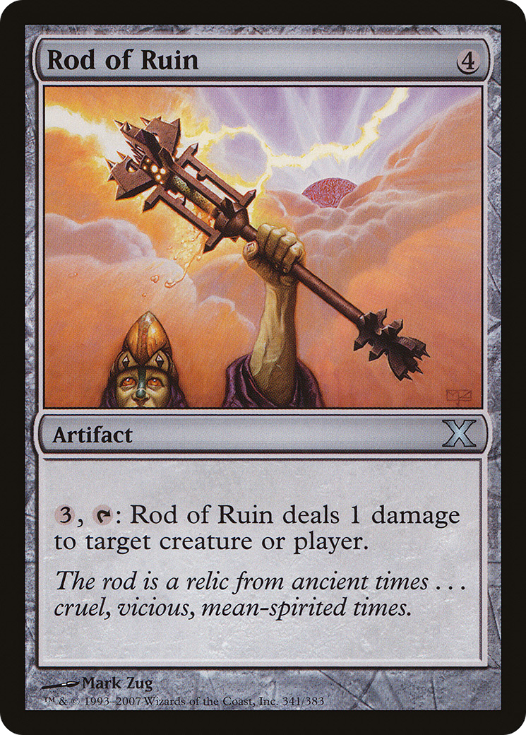 Image of Rod of Ruin (10E-341) - Tenth Edition Foil