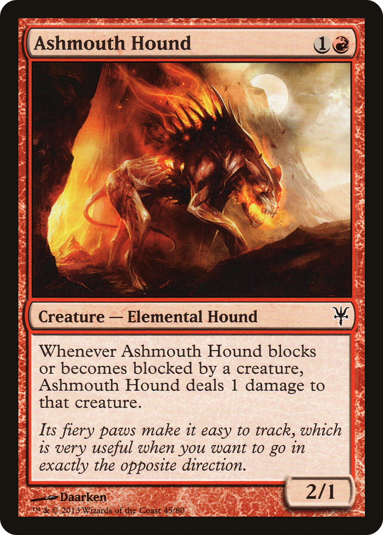 Image of Ashmouth Hound (DDK-045) - Duel Decks: Sorin vs. Tibalt
