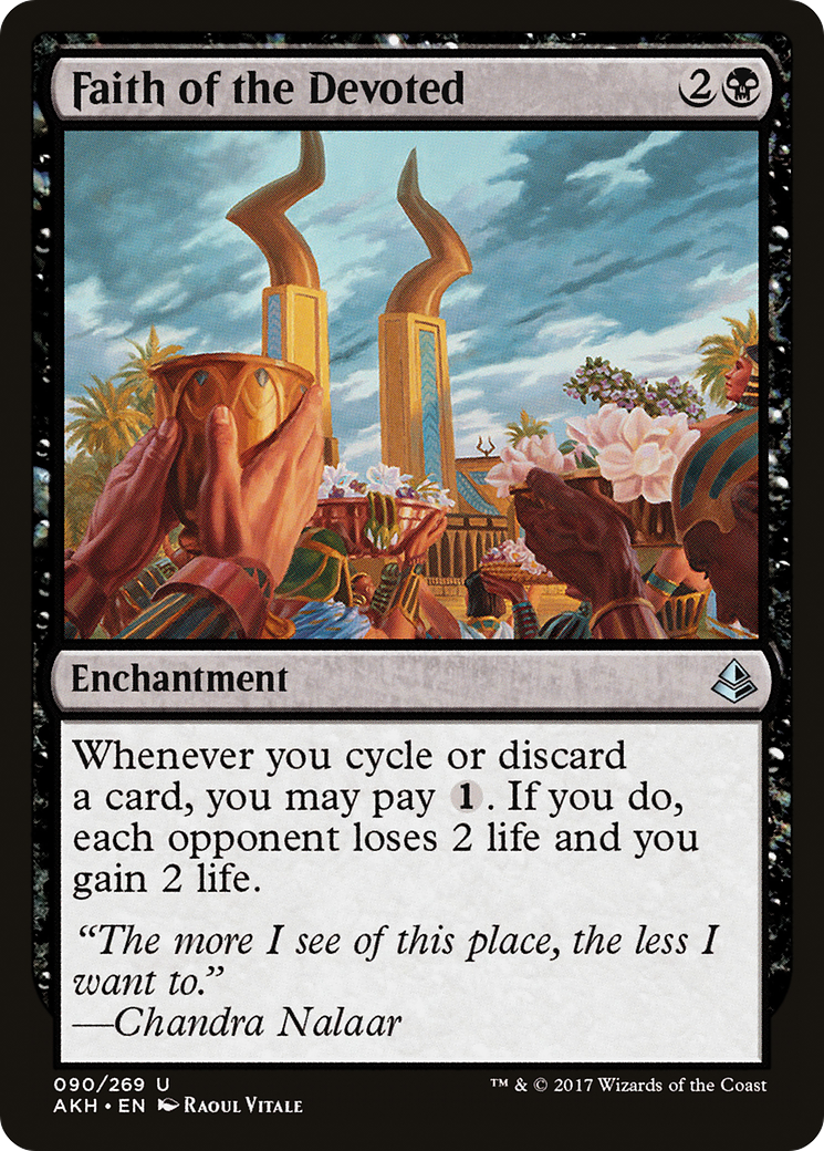 Image of Faith of the Devoted (AKH-090) - Amonkhet