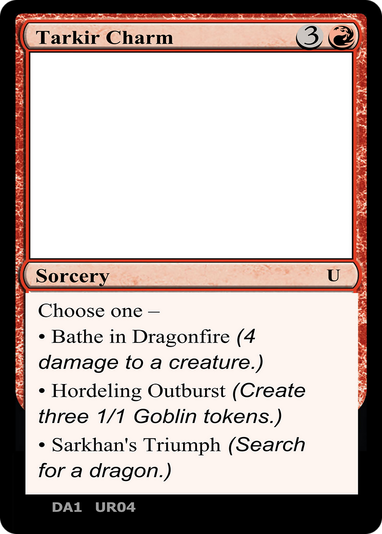 Image of Tarkir Charm (UNK-UR04C) - Unknown Event