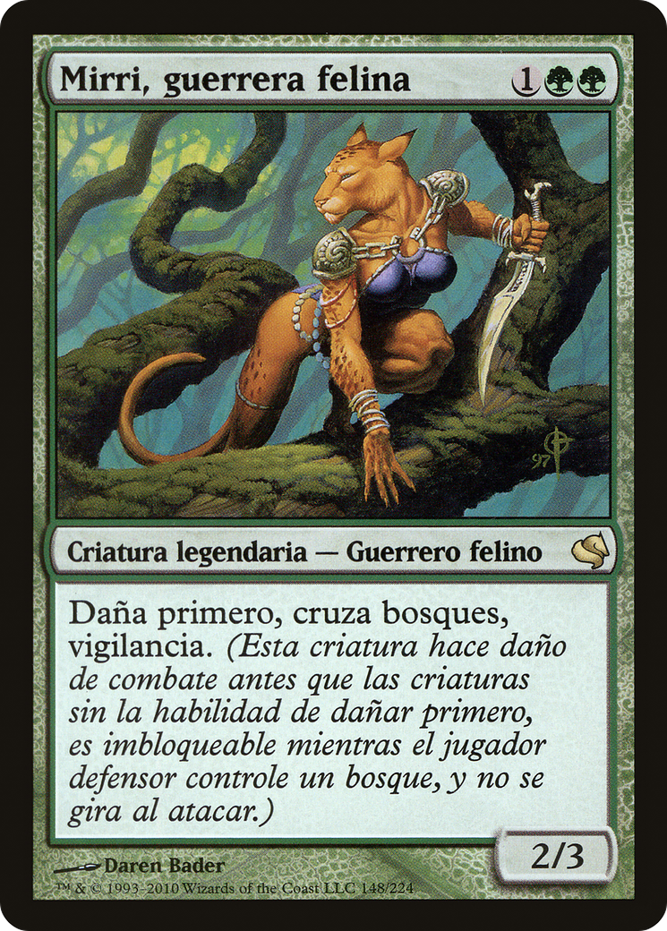Image of Mirri, Cat Warrior (Spanish) - 