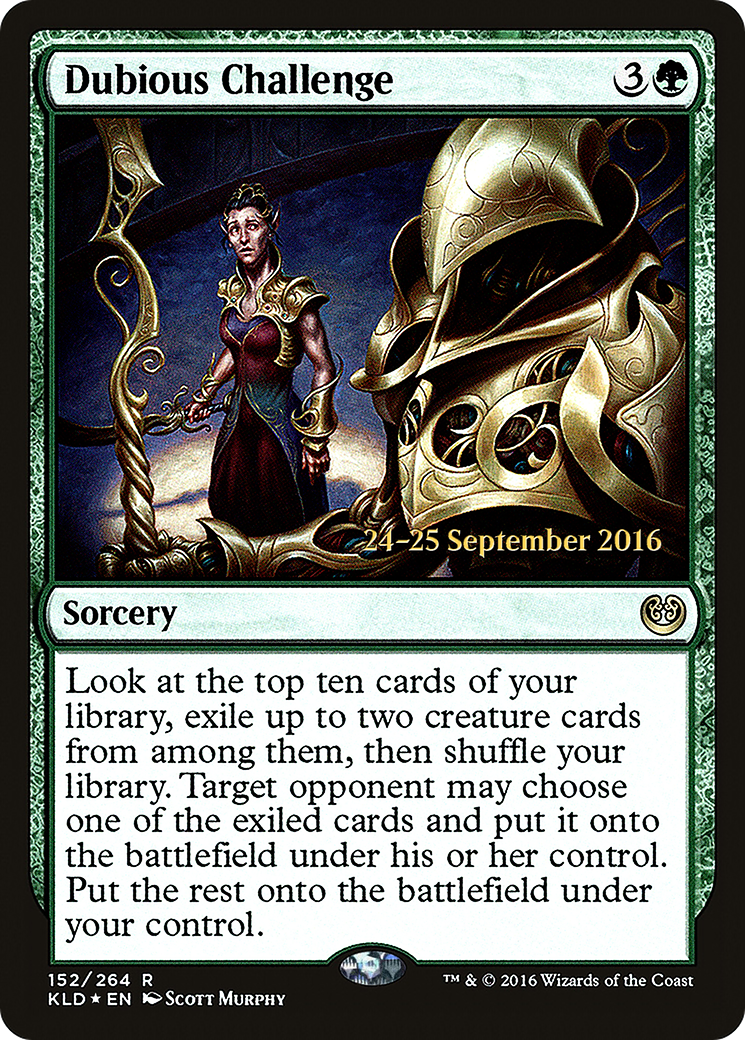 Image of Dubious Challenge (PRE-152) - Kaladesh Promos Foil
