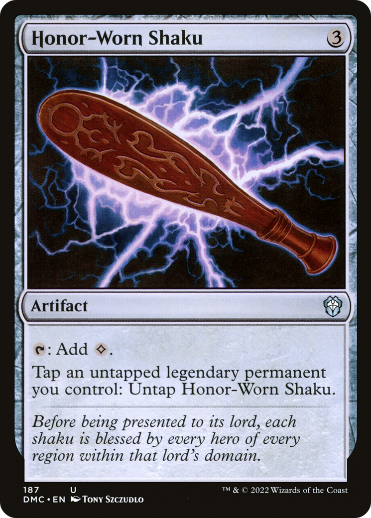 Image of Honor-Worn Shaku (DMC-187) - Dominaria United Commander
