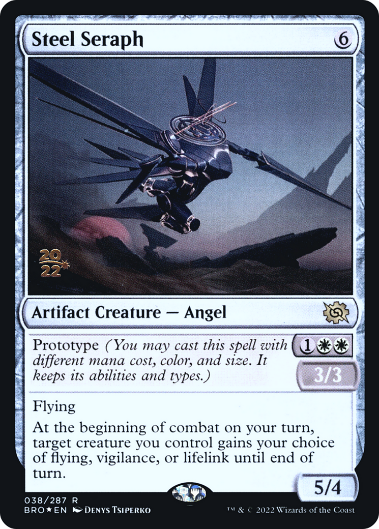Image of Steel Seraph (PRE-038) - The Brothers' War Promos Foil