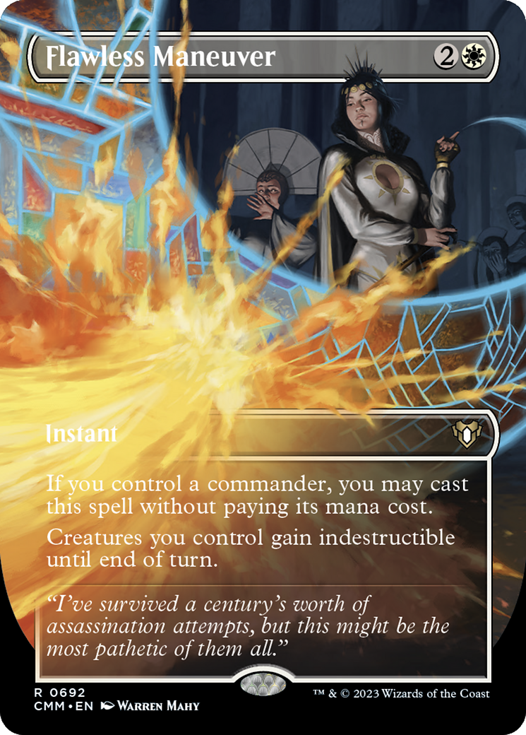Image of Flawless Maneuver (Borderless) (CMM-692) - Commander Masters (Borderless)