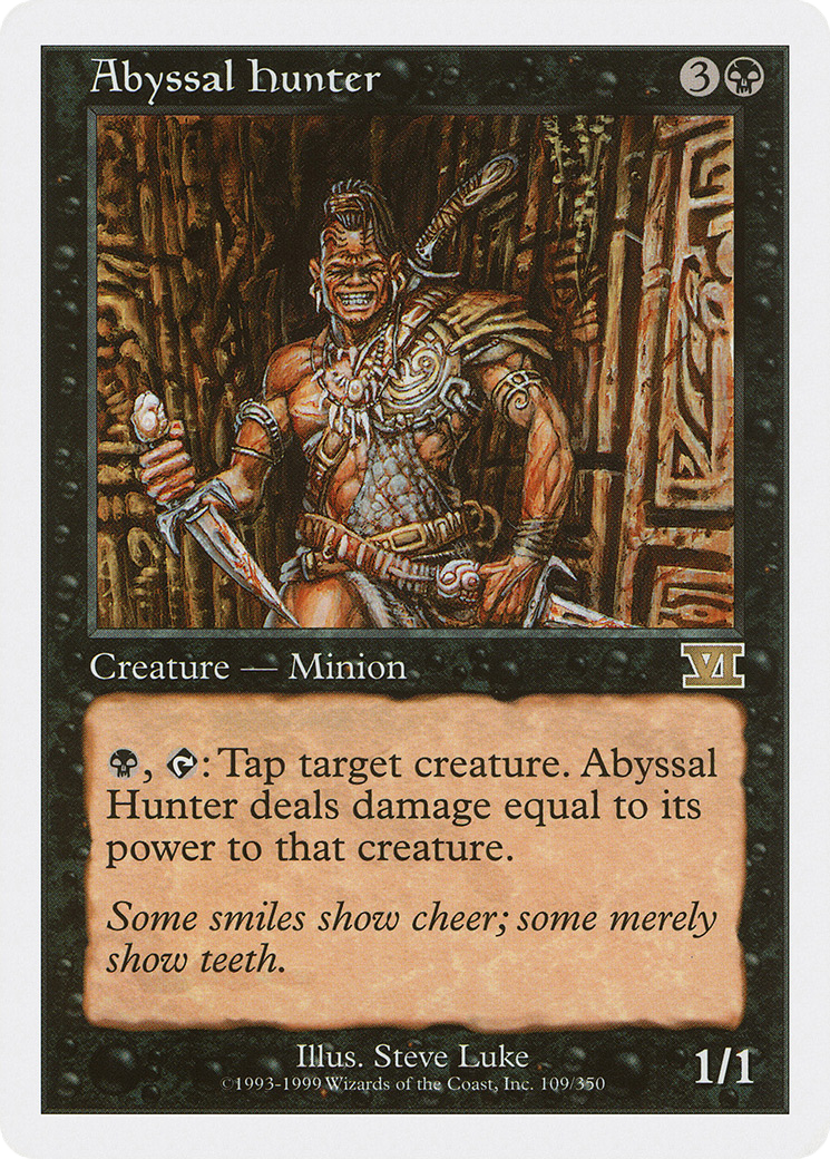 Image of Abyssal Hunter (6ED-109) - Classic Sixth Edition