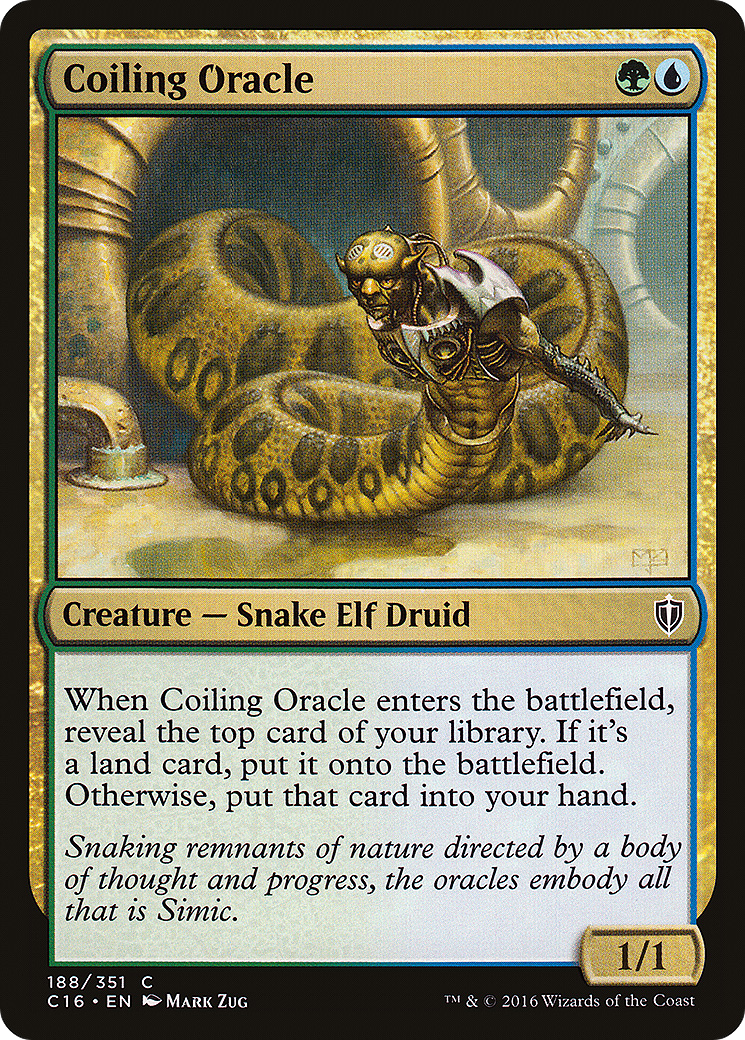 Image of Coiling Oracle (C16-188) - Commander 2016