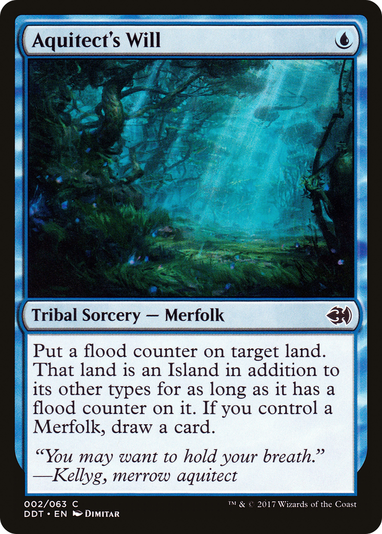 Image of Aquitect's Will (DDT-002) - Duel Decks: Merfolk vs. Goblins