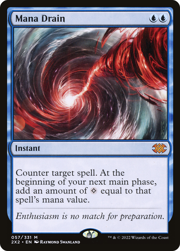 Image of Mana Drain (2X2-057) - Double Masters 2022 Foil