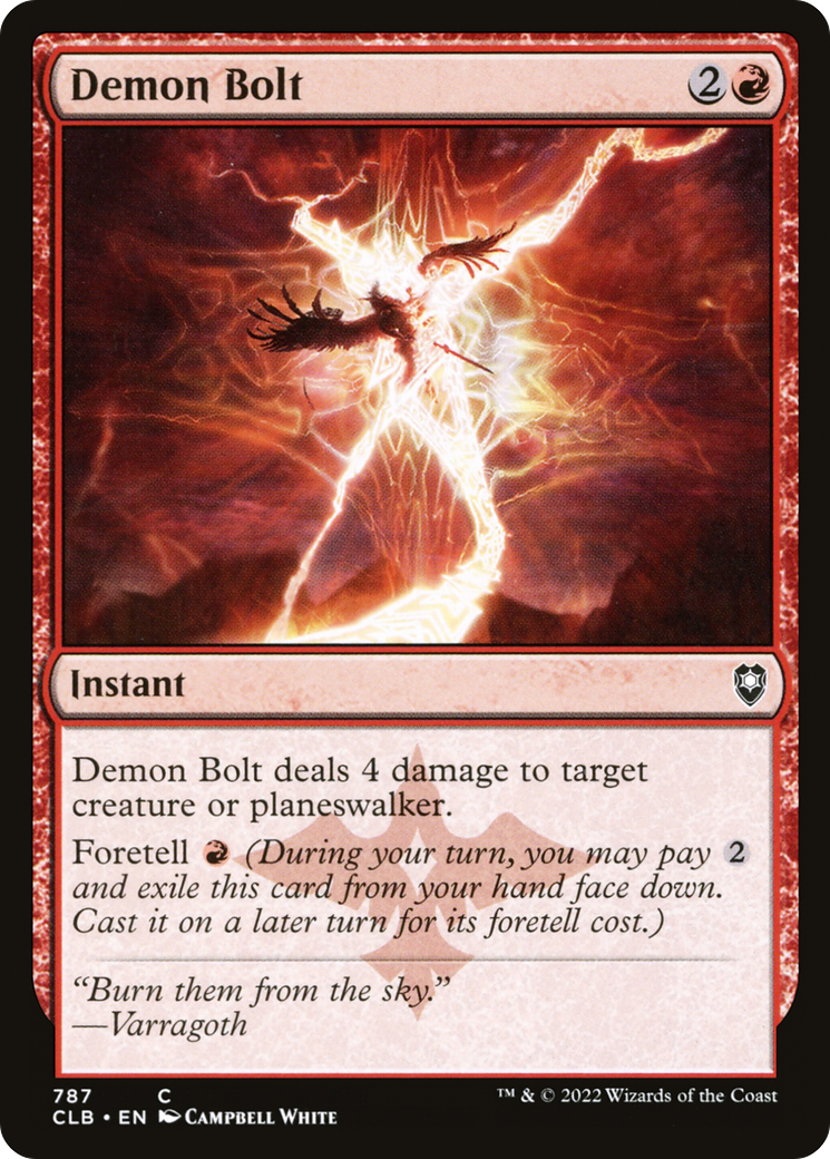 Image of Demon Bolt (CLB-787) - Commander Legends: Battle for Baldur's Gate