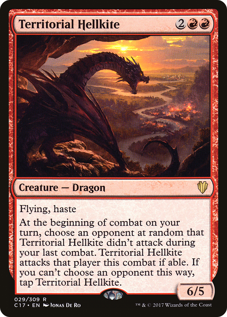 Image of Territorial Hellkite (C17-029) - Commander 2017