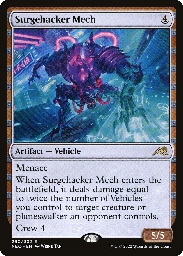 Image of Surgehacker Mech (NEO-260) - Kamigawa: Neon Dynasty