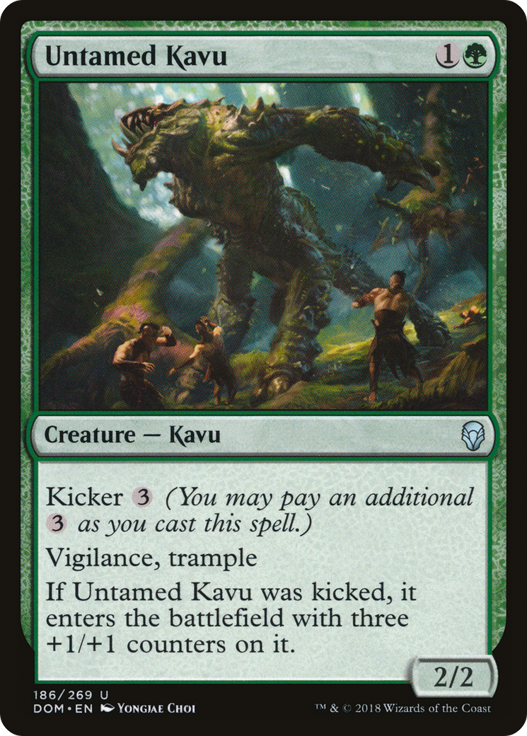 Image of Untamed Kavu (DOM-186) - Dominaria