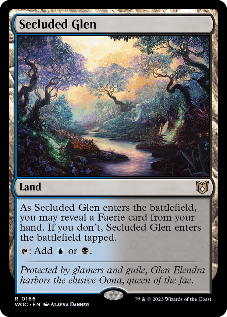 Image of Secluded Glen (WOC-166) - Wilds of Eldraine Commander