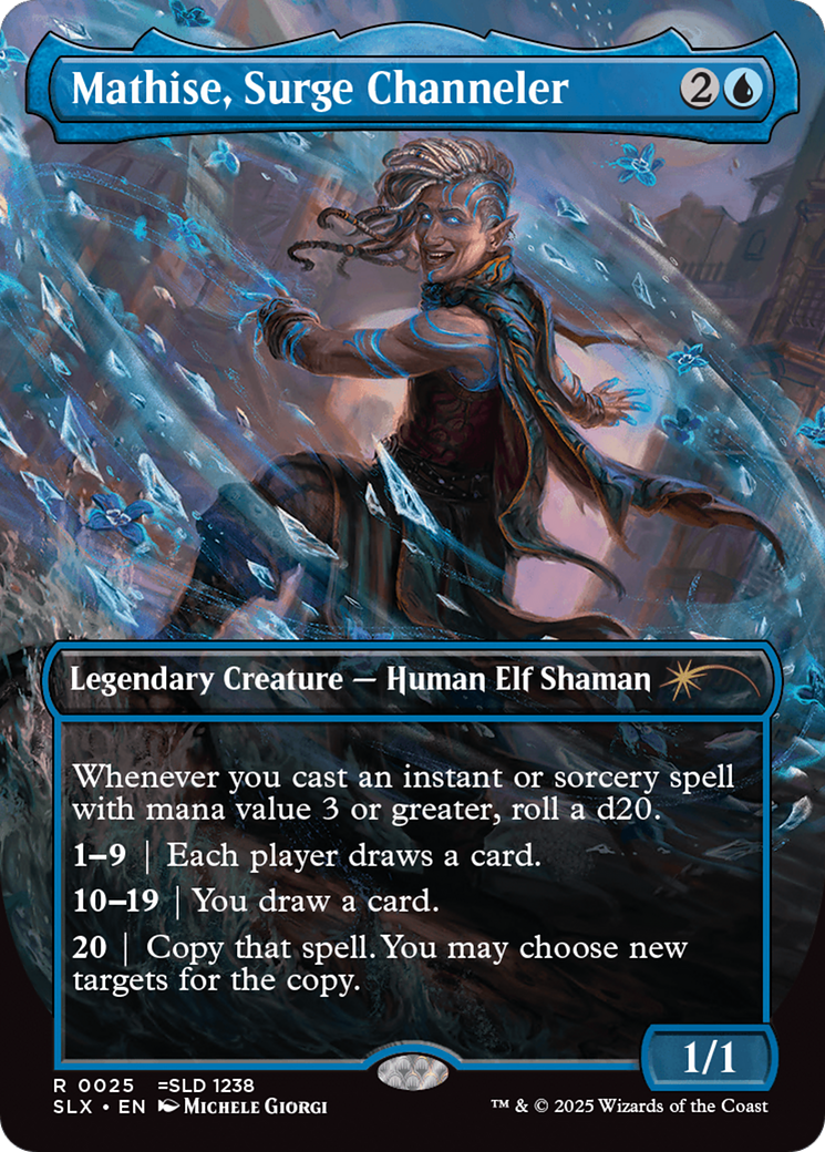 Image of Mathise, Surge Channeler (SLX-025) - Universes Within (Borderless)