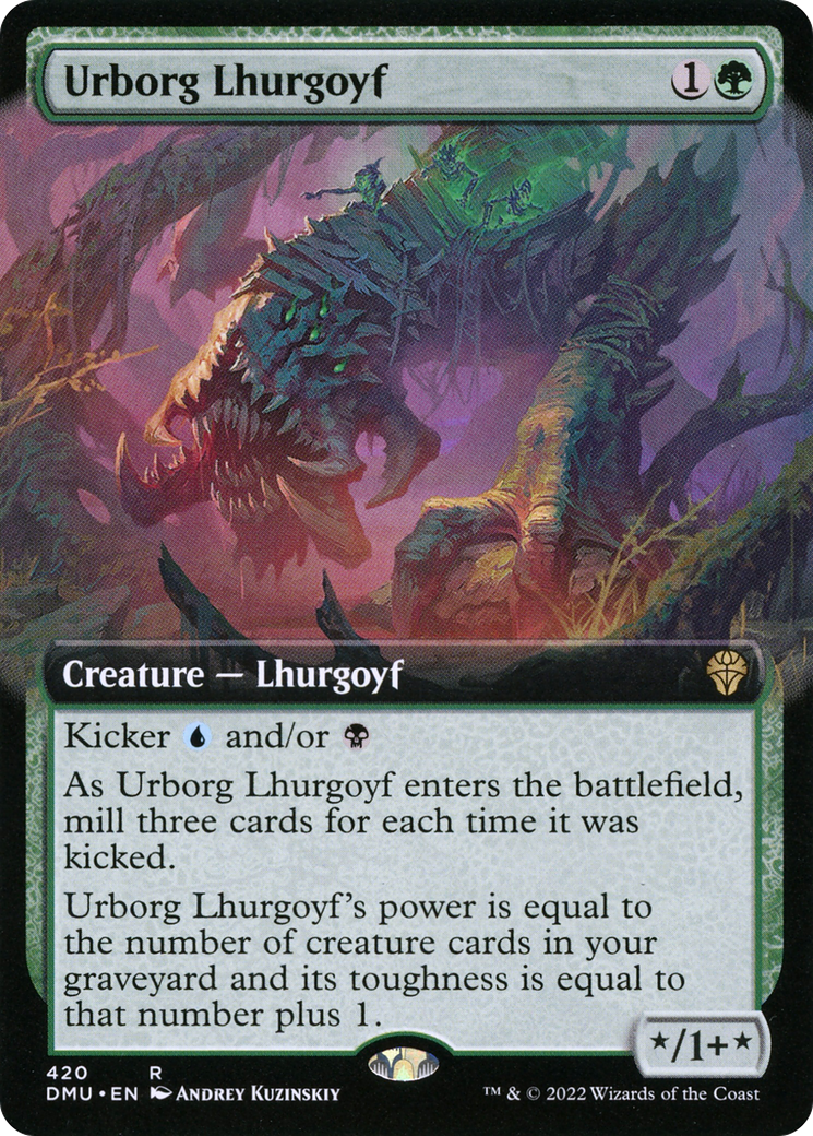 Image of Urborg Lhurgoyf (Extended Art) (DMU-420) - Dominaria United: (Extended Art)