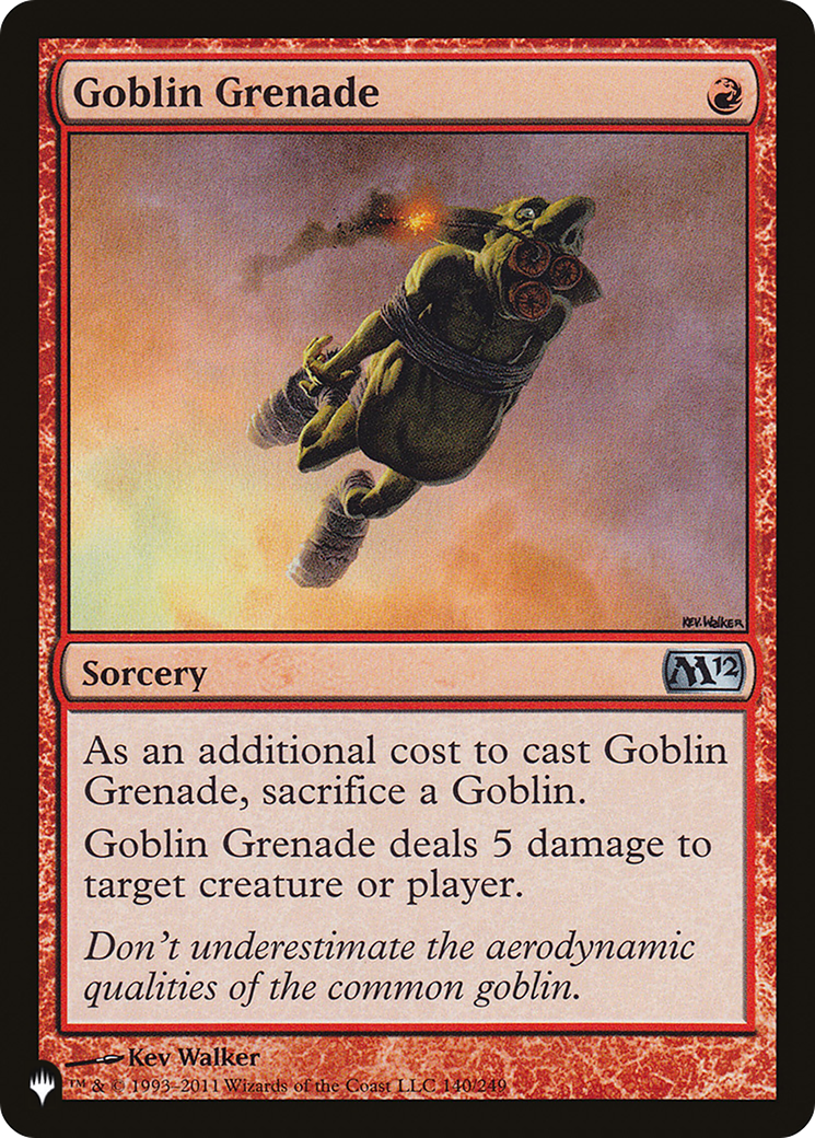 Image of Goblin Grenade (LIST-140/249) - The List